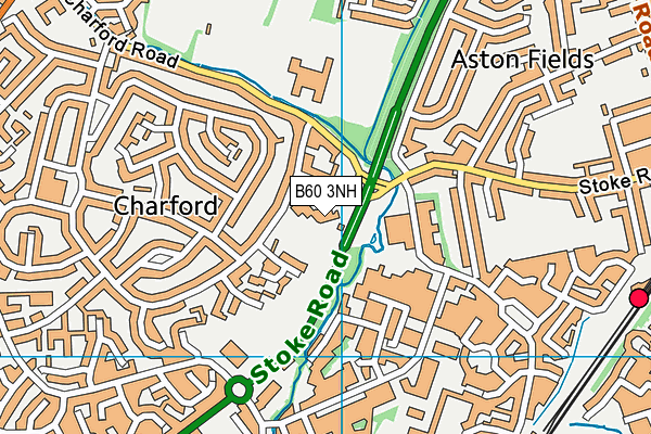 B60 3NH map - OS VectorMap District (Ordnance Survey) B60 3NH map - OS VectorMap District (Ordnance Survey)