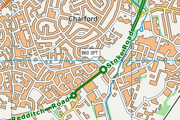 B60 3PT map - OS VectorMap District (Ordnance Survey) B60 3PT map - OS VectorMap District (Ordnance Survey)