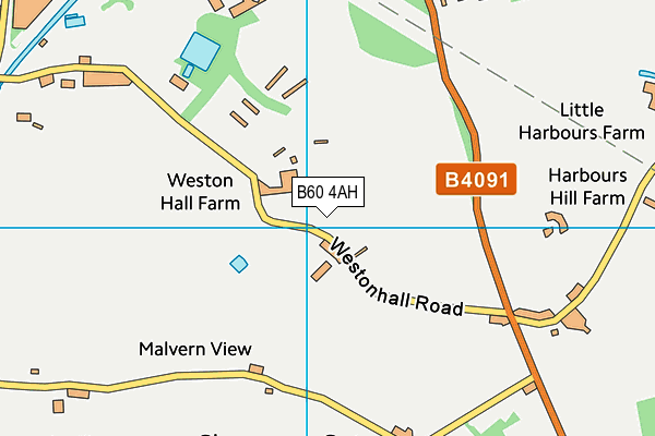 B60 4AH map - OS VectorMap District (Ordnance Survey) B60 4AH map - OS VectorMap District (Ordnance Survey)