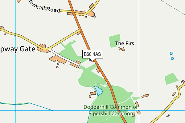 B60 4AS map - OS VectorMap District (Ordnance Survey) B60 4AS map - OS VectorMap District (Ordnance Survey)