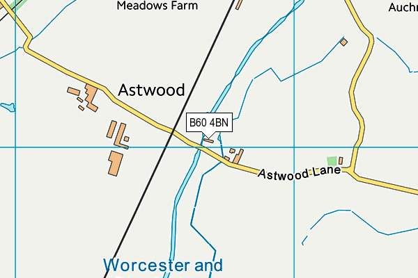 B60 4BN map - OS VectorMap District (Ordnance Survey) B60 4BN map - OS VectorMap District (Ordnance Survey)