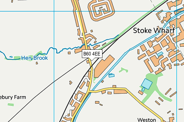 B60 4EE map - OS VectorMap District (Ordnance Survey)