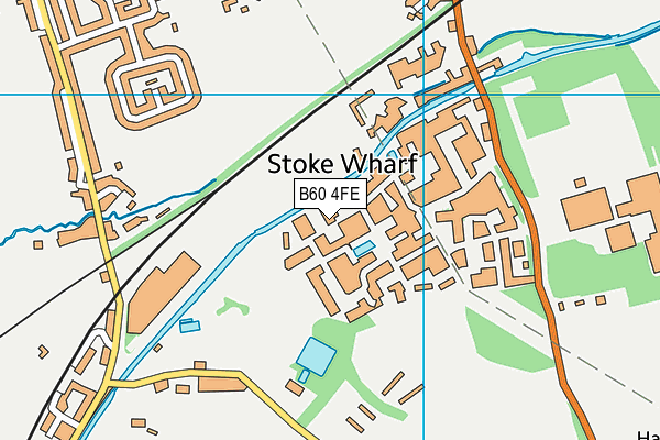B60 4FE map - OS VectorMap District (Ordnance Survey) B60 4FE map - OS VectorMap District (Ordnance Survey)