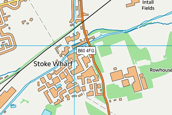 B60 4FG map - OS VectorMap District (Ordnance Survey) B60 4FG map - OS VectorMap District (Ordnance Survey)