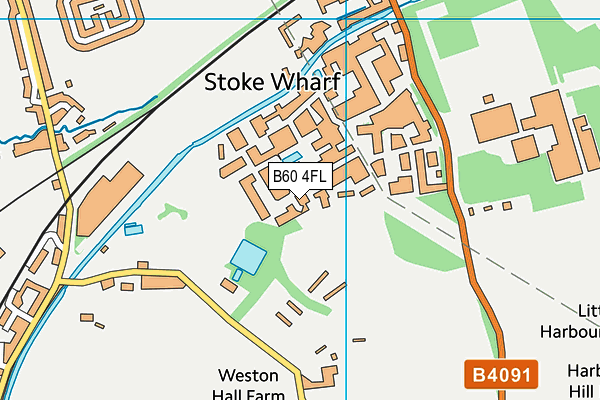 B60 4FL map - OS VectorMap District (Ordnance Survey) B60 4FL map - OS VectorMap District (Ordnance Survey)