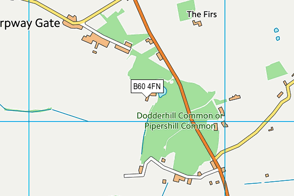 B60 4FN map - OS VectorMap District (Ordnance Survey) B60 4FN map - OS VectorMap District (Ordnance Survey)