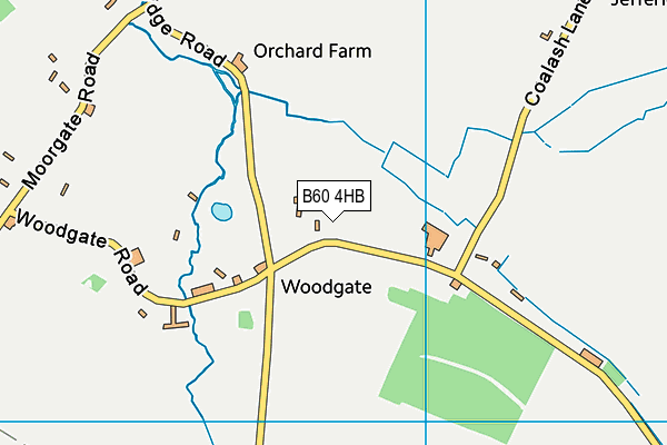 B60 4HB map - OS VectorMap District (Ordnance Survey) B60 4HB map - OS VectorMap District (Ordnance Survey)