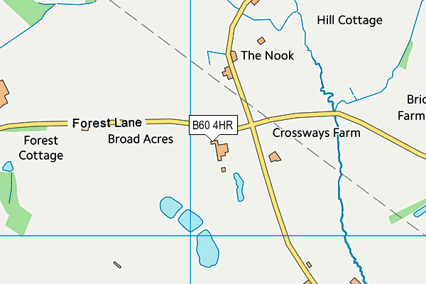 B60 4HR map - OS VectorMap District (Ordnance Survey) B60 4HR map - OS VectorMap District (Ordnance Survey)