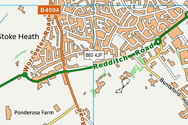 B60 4JP map - OS VectorMap District (Ordnance Survey) B60 4JP map - OS VectorMap District (Ordnance Survey)