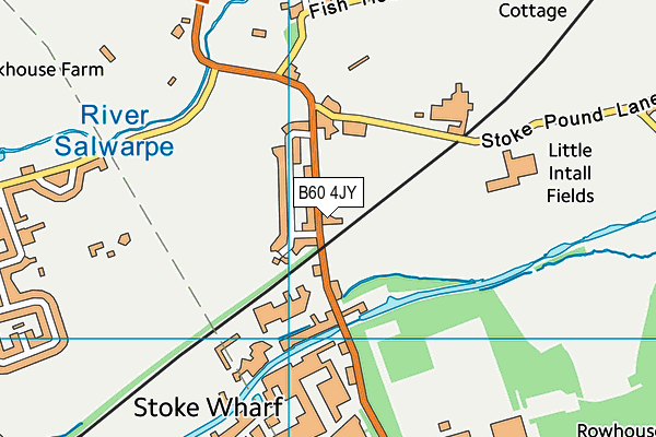 B60 4JY map - OS VectorMap District (Ordnance Survey) B60 4JY map - OS VectorMap District (Ordnance Survey)