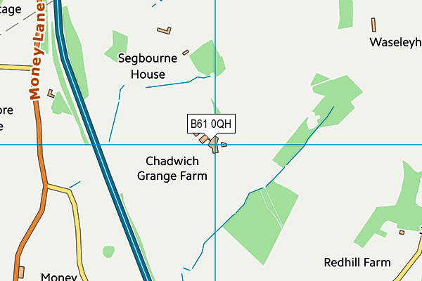 B61 0QH map - OS VectorMap District (Ordnance Survey) B61 0QH map - OS VectorMap District (Ordnance Survey)