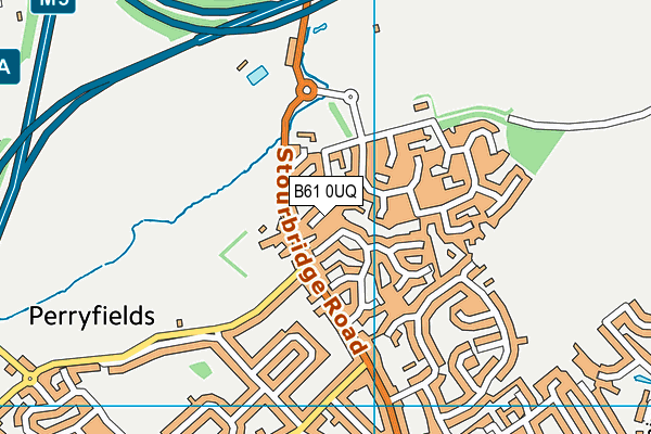 B61 0UQ map - OS VectorMap District (Ordnance Survey) B61 0UQ map - OS VectorMap District (Ordnance Survey)