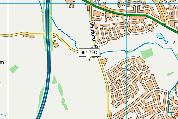 B61 7EQ map - OS VectorMap District (Ordnance Survey) B61 7EQ map - OS VectorMap District (Ordnance Survey)