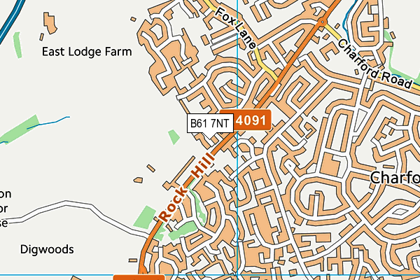 B61 7NT map - OS VectorMap District (Ordnance Survey) B61 7NT map - OS VectorMap District (Ordnance Survey)