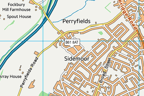 B61 8AT map - OS VectorMap District (Ordnance Survey) B61 8AT map - OS VectorMap District (Ordnance Survey)