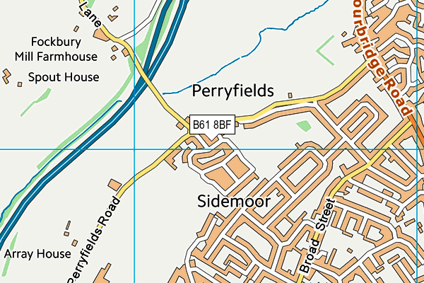 B61 8BF map - OS VectorMap District (Ordnance Survey) B61 8BF map - OS VectorMap District (Ordnance Survey)