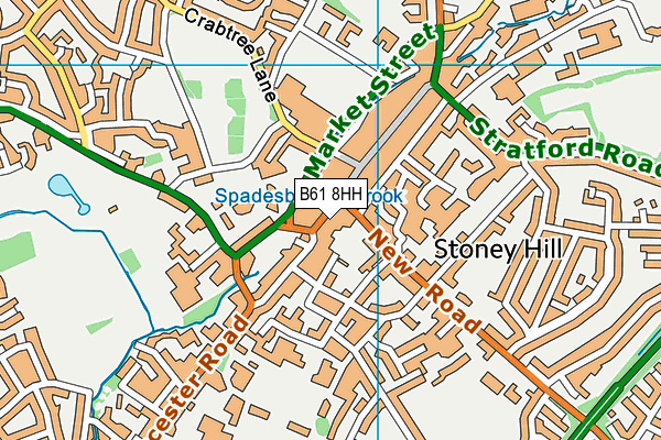 B61 8HH map - OS VectorMap District (Ordnance Survey) B61 8HH map - OS VectorMap District (Ordnance Survey)