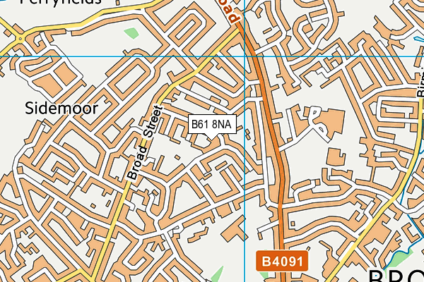B61 8NA map - OS VectorMap District (Ordnance Survey) B61 8NA map - OS VectorMap District (Ordnance Survey)