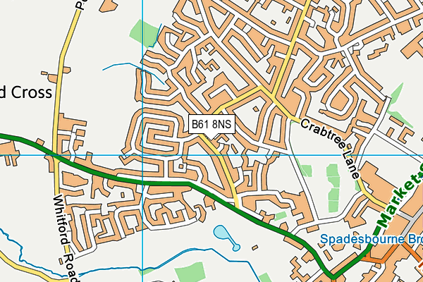 B61 8NS map - OS VectorMap District (Ordnance Survey) B61 8NS map - OS VectorMap District (Ordnance Survey)
