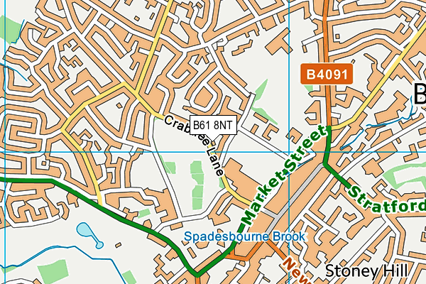 B61 8NT map - OS VectorMap District (Ordnance Survey) B61 8NT map - OS VectorMap District (Ordnance Survey)