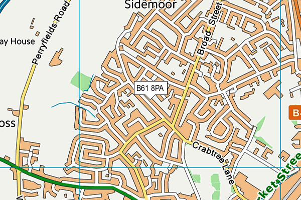 B61 8PA map - OS VectorMap District (Ordnance Survey) B61 8PA map - OS VectorMap District (Ordnance Survey)