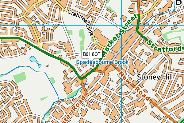 B61 8QT map - OS VectorMap District (Ordnance Survey) B61 8QT map - OS VectorMap District (Ordnance Survey)