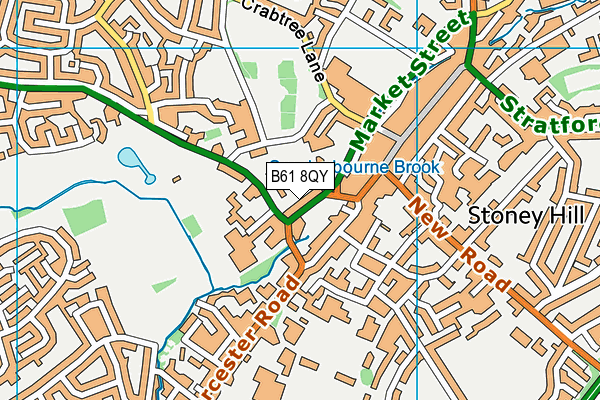 B61 8QY map - OS VectorMap District (Ordnance Survey) B61 8QY map - OS VectorMap District (Ordnance Survey)