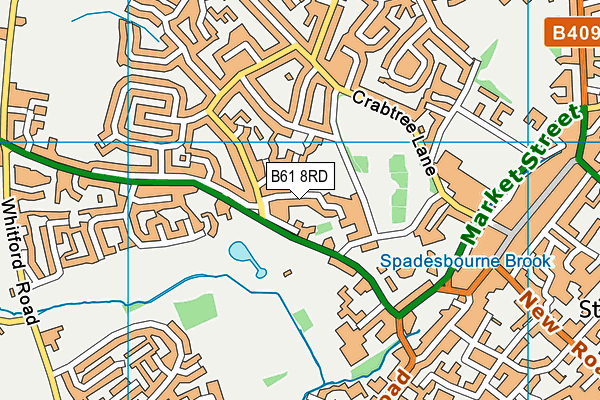 B61 8RD map - OS VectorMap District (Ordnance Survey) B61 8RD map - OS VectorMap District (Ordnance Survey)