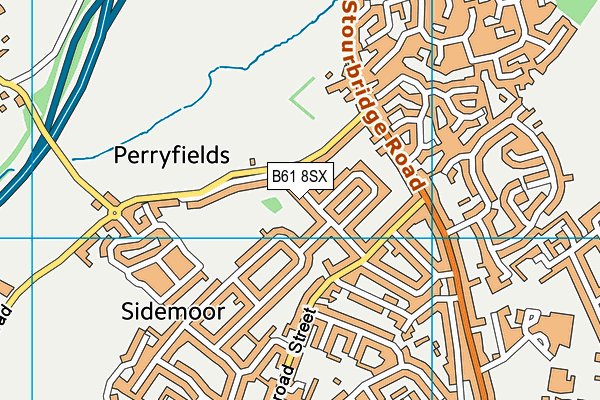 B61 8SX map - OS VectorMap District (Ordnance Survey) B61 8SX map - OS VectorMap District (Ordnance Survey)