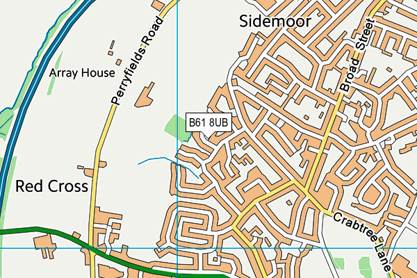 B61 8UB map - OS VectorMap District (Ordnance Survey) B61 8UB map - OS VectorMap District (Ordnance Survey)