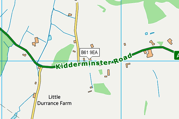 B61 9EA map - OS VectorMap District (Ordnance Survey) B61 9EA map - OS VectorMap District (Ordnance Survey)