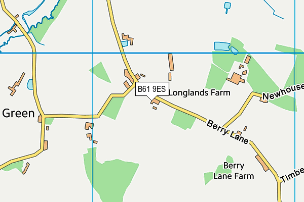 B61 9ES map - OS VectorMap District (Ordnance Survey) B61 9ES map - OS VectorMap District (Ordnance Survey)