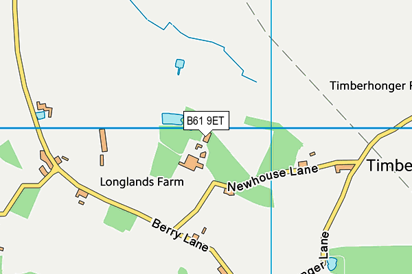 B61 9ET map - OS VectorMap District (Ordnance Survey) B61 9ET map - OS VectorMap District (Ordnance Survey)