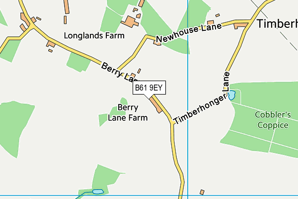 B61 9EY map - OS VectorMap District (Ordnance Survey) B61 9EY map - OS VectorMap District (Ordnance Survey)