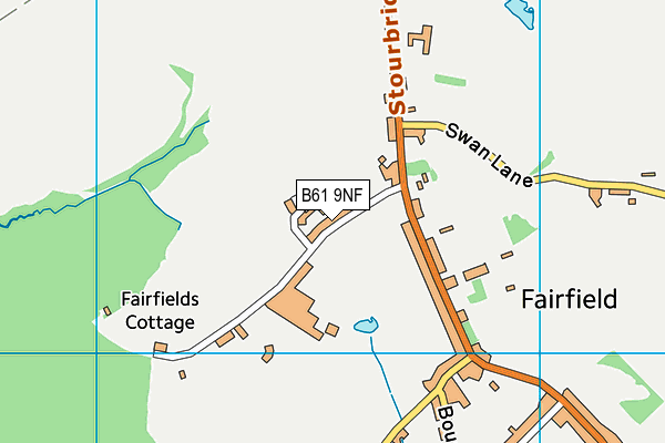 B61 9NF map - OS VectorMap District (Ordnance Survey) B61 9NF map - OS VectorMap District (Ordnance Survey)