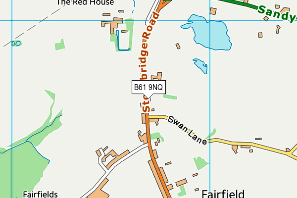 B61 9NQ map - OS VectorMap District (Ordnance Survey) B61 9NQ map - OS VectorMap District (Ordnance Survey)