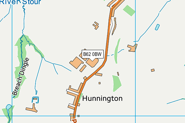 B62 0BW map - OS VectorMap District (Ordnance Survey) B62 0BW map - OS VectorMap District (Ordnance Survey)