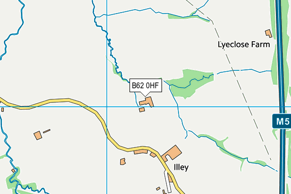 B62 0HF map - OS VectorMap District (Ordnance Survey) B62 0HF map - OS VectorMap District (Ordnance Survey)
