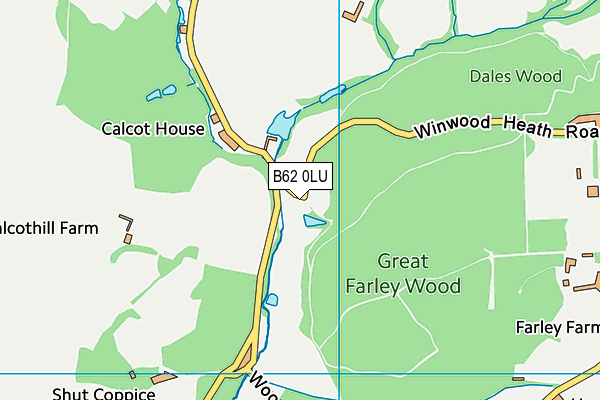 B62 0LU map - OS VectorMap District (Ordnance Survey) B62 0LU map - OS VectorMap District (Ordnance Survey)