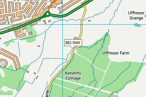 B62 0NW map - OS VectorMap District (Ordnance Survey) B62 0NW map - OS VectorMap District (Ordnance Survey)