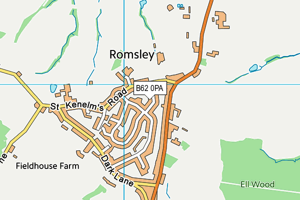 B62 0PA map - OS VectorMap District (Ordnance Survey) B62 0PA map - OS VectorMap District (Ordnance Survey)