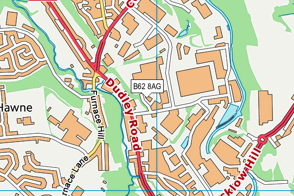 B62 8AG map - OS VectorMap District (Ordnance Survey) B62 8AG map - OS VectorMap District (Ordnance Survey)