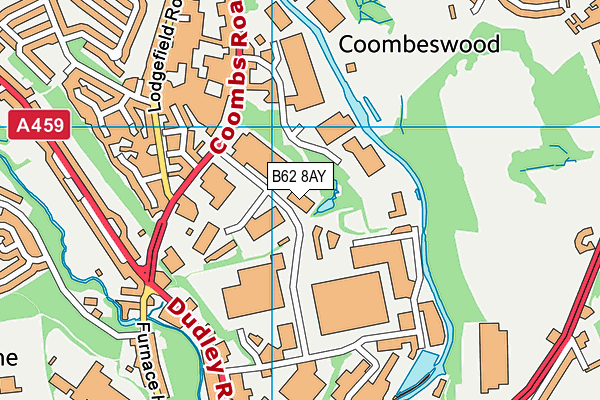 B62 8AY map - OS VectorMap District (Ordnance Survey) B62 8AY map - OS VectorMap District (Ordnance Survey)