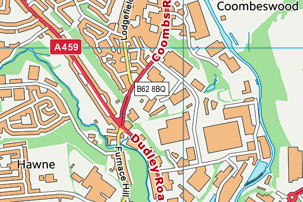 B62 8BQ map - OS VectorMap District (Ordnance Survey) B62 8BQ map - OS VectorMap District (Ordnance Survey)