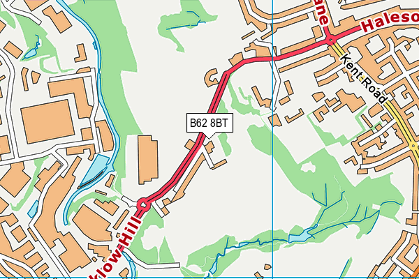 B62 8BT map - OS VectorMap District (Ordnance Survey) B62 8BT map - OS VectorMap District (Ordnance Survey)