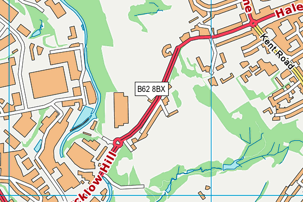 B62 8BX map - OS VectorMap District (Ordnance Survey) B62 8BX map - OS VectorMap District (Ordnance Survey)