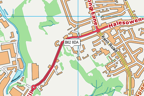 B62 8DA map - OS VectorMap District (Ordnance Survey) B62 8DA map - OS VectorMap District (Ordnance Survey)