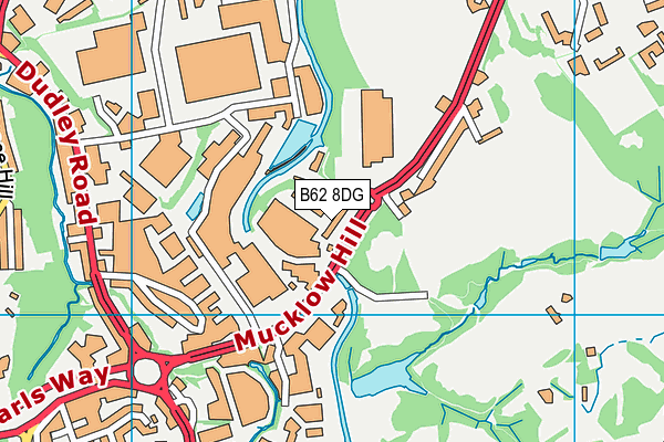 B62 8DG map - OS VectorMap District (Ordnance Survey) B62 8DG map - OS VectorMap District (Ordnance Survey)