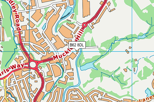 B62 8DL map - OS VectorMap District (Ordnance Survey) B62 8DL map - OS VectorMap District (Ordnance Survey)
