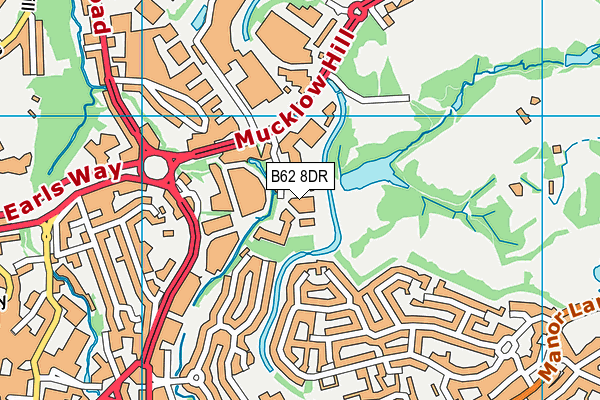 B62 8DR map - OS VectorMap District (Ordnance Survey) B62 8DR map - OS VectorMap District (Ordnance Survey)